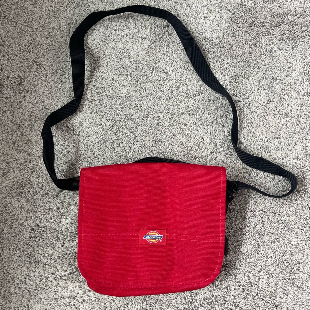 Vintage Dickies Crossbody Bag Red Y2K